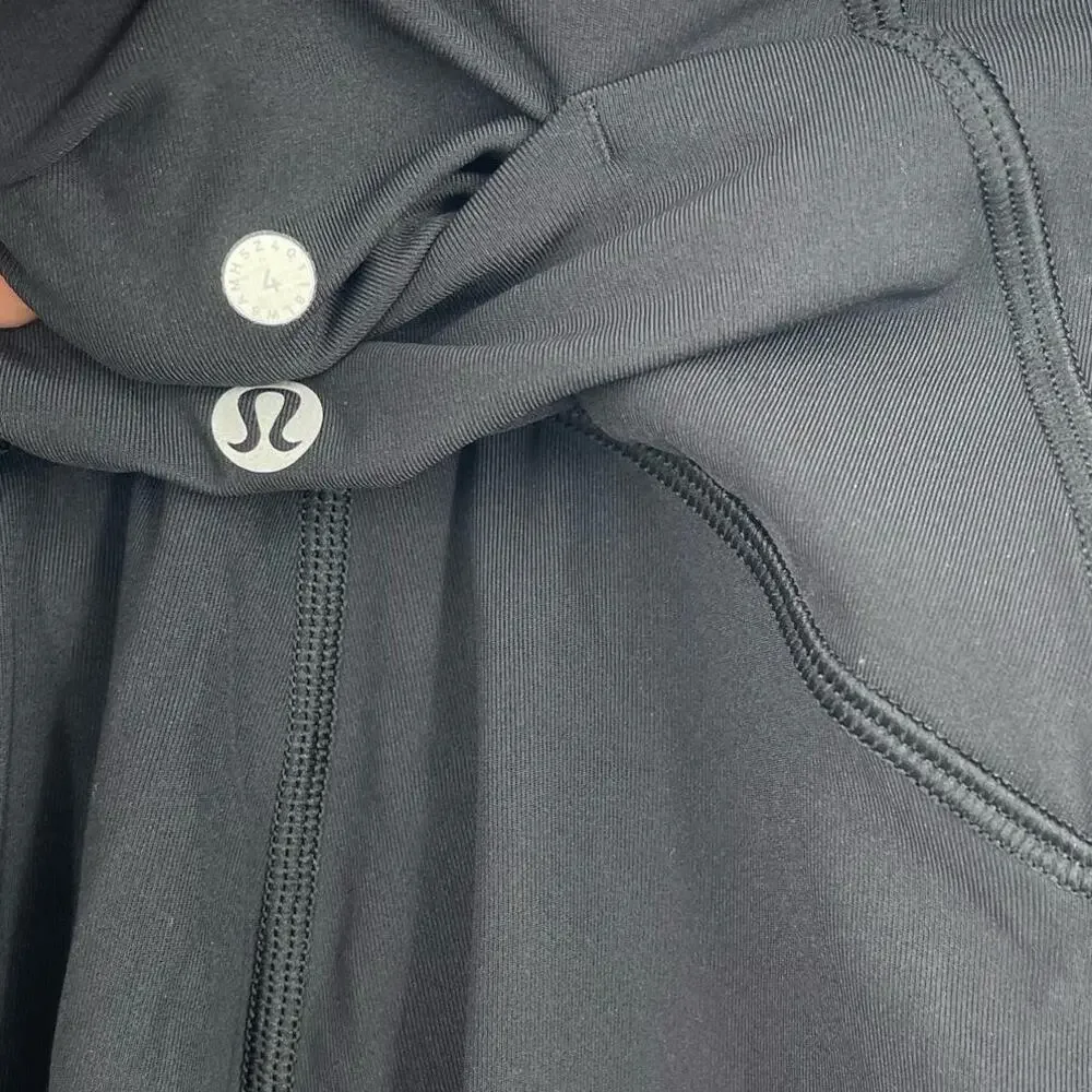 Lululemon Get Your Peek On Crop Leggings‎ Black Size 4